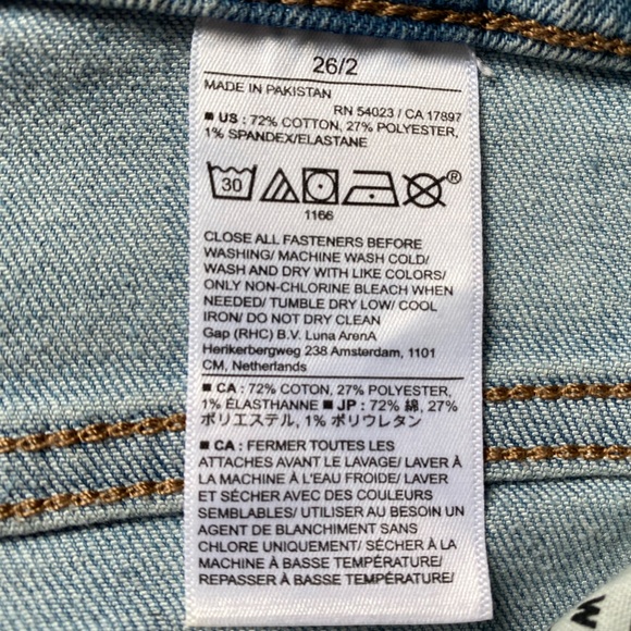 Banana Republic Light Wash Cropped Bootcut Jeans Size 26 - Picture 9 of 11